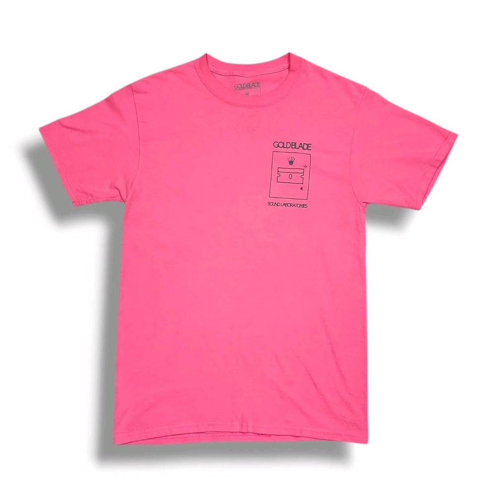 GOLDBLADE Sound Laboratories Donate Blood‎ Goth Pink LURKWEAR T-Shirt Size Small